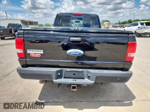 2010 Ford Ranger XLT with VIN 1FTKR4EE2APA16025, listed as a Copart auction lot 62127645 with 131,537 mi miles and Salvage title. Bid and sale history available at DreamBid. Image 6.