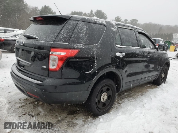 2013 Ford Utility Police Interceptor with VIN 1FM5K8AR8DGB16051, listed as a Copart auction lot 85989514 with 194,414 mi miles and Clean Title. Bid and sale history available at carsss.com. Image 3.