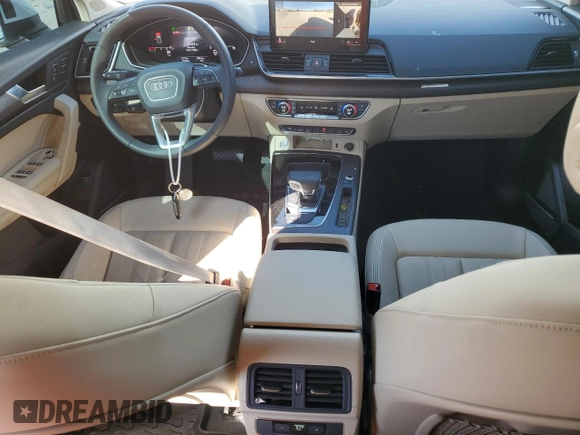 2024 Audi Q5 Premium Plus with VIN WA1BBAFY3R2040820, listed as a Copart auction lot 77135564 with 12,716 mi miles and Salvage title. Bid and sale history available at DreamBid. Image 8.
