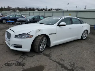 2018 Jaguar XJ Portfolio with VIN SAJWJ2GD1J8W13874, listed as a Copart auction lot 46058483 with 46,898 mi miles and . Bid and sale history available at DreamBid. Image 1.