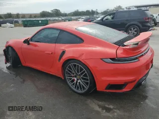 2024 Porsche 911 Turbo with VIN WP0AD2A96RS253164, listed as a Copart auction lot 81197284 with 4,405 mi miles and Salvage Title. Bid and sale history available at carsss.com. Image 2.