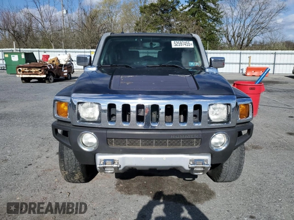 2008 Hummer H3 with VIN 5GTEN13E288113443, listed as a Copart auction lot 52597455 with 170,204 mi miles and Clean Title. Bid and sale history available at carsss.com. Image 5.