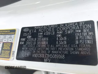 2017 Kia Niro FE with VIN KNDCB3LC1H5089168, listed as a IAAI auction lot 41574413 with 102,844 mi miles. Bid and sale history available at carsss.com. Image 9.