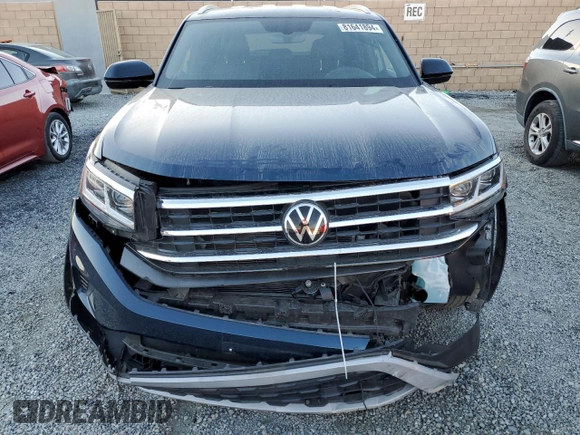 2023 Volkswagen Atlas SE with VIN 1V2DC2CAXPC206359, listed as a Copart auction lot 81641894 with 28,921 mi miles and Salvage title. Bid and sale history available at DreamBid. Image 5.