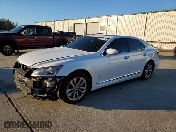 2015 Lexus LS 460 z VIN JTHCL5EF5F5024173, wystawiony jako Copart lot #83751124 z przebiegiem 129 730 mil mil oraz Szkoda całkowita • Salvage title. Historia ofert i sprzedaży dostępna na DreamBid. Obrazek 1.