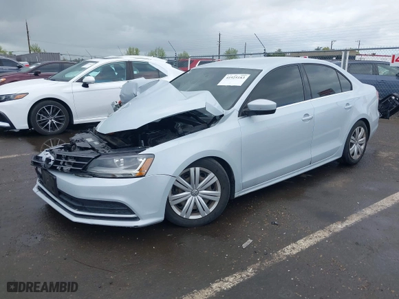 2017 Volkswagen Jetta 1.4T S with VIN 3VW2B7AJ2HM389734, listed as a IAAI auction lot 41925183 with 86,617 mi miles. Bid and sale history available at carsss.com. Image 17.