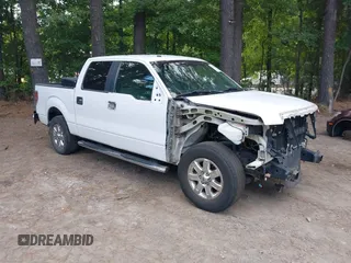 2014 Ford F-150 XL with VIN 1FTFW1CF8EKG41830, listed as a IAAI auction lot 42627447 with 158,573 mi miles and . Bid and sale history available at DreamBid. Image 1.