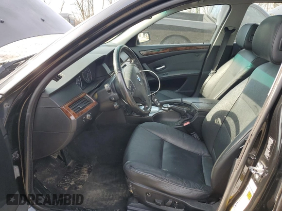 2008 BMW 5 Series 528i with VIN WBANU53588CT12038, listed as a Copart auction lot 48706625 with 143,918 mi miles and Salvage Title. Bid and sale history available at carsss.com. Image 7.