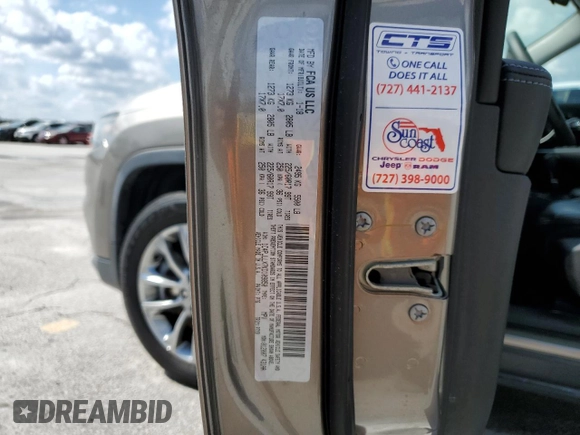 2019 Jeep Cherokee Latitude Plus with VIN 1C4PJLLX7KD109850, listed as a Copart auction lot 44535675 with 27,110 mi miles and Non Repairable. Bid and sale history available at DreamBid. Image 13.