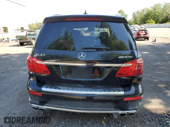 2015 Mercedes-Benz GL-Class GL 63 AMG with VIN 4JGDF7EE2FA566897, listed as a Copart auction lot 64059104 with 0 mi miles and Salvage Title. Bid and sale history available at carsss.com. Image 6.
