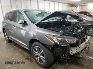 2019 Infiniti QX60 Pure with VIN 5N1DL0MM1KC523479, listed as a Copart auction lot 59895065 with 81,731 mi miles and Salvage title. Bid and sale history available at DreamBid. Image 4.
