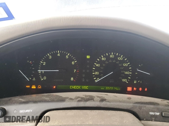 2000 Lexus LS 400 z VIN JT8BH28F3Y0169199, wystawiony jako Copart lot #46851025 z przebiegiem 302 914 mil mil oraz Szkoda całkowita • Salvage title. Historia ofert i sprzedaży dostępna na DreamBid. Obrazek 9.