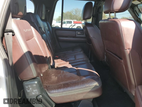 2015 Ford Expedition Max Platinum with VIN 1FMJK1MT0FEF33093, listed as a Copart auction lot 47440495 with 154,287 mi miles and Salvage title. Bid and sale history available at DreamBid. Image 11.