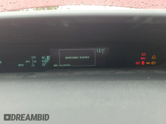 2013 Toyota Prius One with VIN JTDKN3DU3D1620866, listed as a Copart auction lot 61475385 with 165,490 mi miles and Clean title. Bid and sale history available at DreamBid. Image 9.