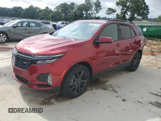 2024 Chevrolet Equinox RS with VIN 3GNAXMEG8RS209710, listed as a Copart auction lot 60031175 with 14,301 mi miles and Salvage title. Bid and sale history available at DreamBid. Image 1.