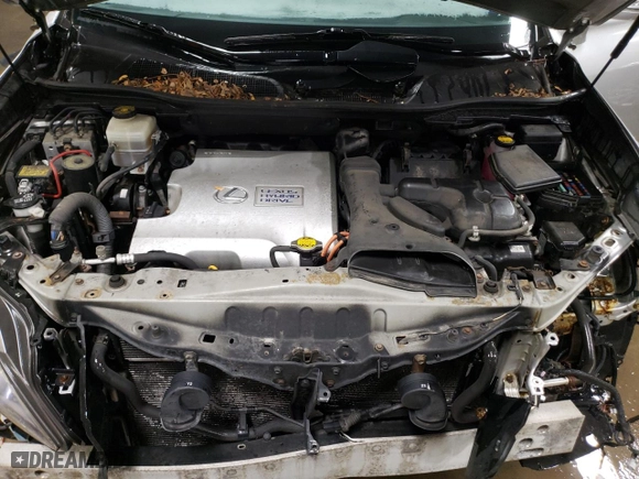 2010 Lexus RX 450h with VIN JTJBC1BAXA2013255, listed as a Copart auction lot 43362945 with 131,905 mi miles and Salvage Title. Bid and sale history available at carsss.com. Image 11.