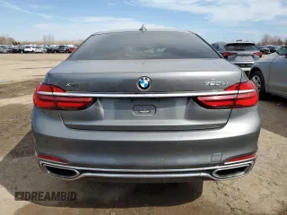 2016 BMW 7 Series 750i xDrive with VIN WBA7F2C56GG415175, listed as a Copart auction lot 49681075 with Not Provided miles and Clean Title. Bid and sale history available at carsss.com. Image 6.