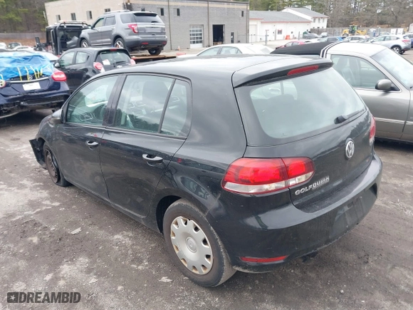 2010 Volkswagen Golf with VIN WVWDB7AJ3AW427411, listed as a IAAI auction lot 41849440 with 62,093 mi miles. Bid and sale history available at carsss.com. Image 3.