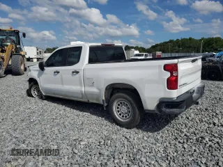 2020 Chevrolet Silverado 1500 Work Truck with VIN 1GCRWAEH3LZ222753, listed as a Copart auction lot 42963975 with 92,280 mi miles and Non Repairable. Bid and sale history available at DreamBid. Image 2.
