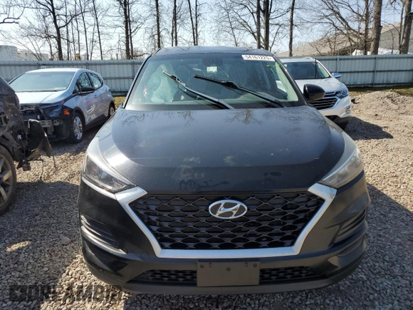 2019 Hyundai Tucson SE with VIN KM8J2CA43KU001216, listed as a Copart auction lot 54161225 with 50,645 mi miles and Salvage Title. Bid and sale history available at carsss.com. Image 5.