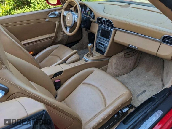 2006 Porsche 911 Carrera S with VIN WP0CB29996S768707, listed as a Copart auction lot 88571295 with 43,202 mi miles and Salvage Title. Bid and sale history available at carsss.com. Image 5.
