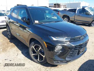 2022 Chevrolet TrailBlazer RS with VIN KL79MTSL1NB098775, listed as a IAAI auction lot 40833689 with 68,375 mi miles. Bid and sale history available at carsss.com. Image 1.