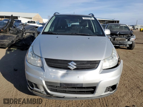 2009 Suzuki SX4 with VIN JS2YB413895103329, listed as a Copart auction lot 44435185 with 77,923 mi miles and Salvage Title. Bid and sale history available at carsss.com. Image 5.