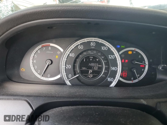 2014 Honda Accord LX z VIN 1HGCR2F36EA196402, wystawiony jako Copart lot #50385025 z przebiegiem 149 933 mil mil oraz Szkoda całkowita • Salvage title. Historia ofert i sprzedaży dostępna na DreamBid. Obrazek 9.