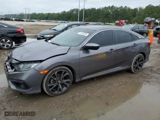 2019 Honda Civic Sedan Sport with VIN 2HGFC2F80KH503909, listed as a Copart auction lot 51436395 with NaN miles and Salvage Title. Bid and sale history available at carsss.com. Image 1.
