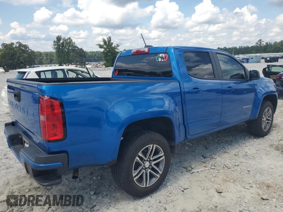 2021 Chevrolet Colorado 2WD Work Truck with VIN 1GCGSBEA1M1253365, listed as a Copart auction lot 66884955 with 85,357 mi miles and Clean title. Bid and sale history available at DreamBid. Image 3.