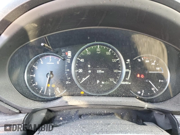 2020 Mazda CX-5 Grand Touring with VIN JM3KFBDM1L0727482, listed as a Copart auction lot 82976114 with 103,707 mi miles and Salvage Title. Bid and sale history available at carsss.com. Image 9.