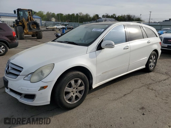 2007 Mercedes-Benz R 3.5L z VIN 4JGCB65E67A055745, wystawiony jako Copart lot #54689145 z przebiegiem 149 482 mil mil oraz Szkoda całkowita • Salvage title. Historia ofert i sprzedaży dostępna na DreamBid. Obrazek 1.