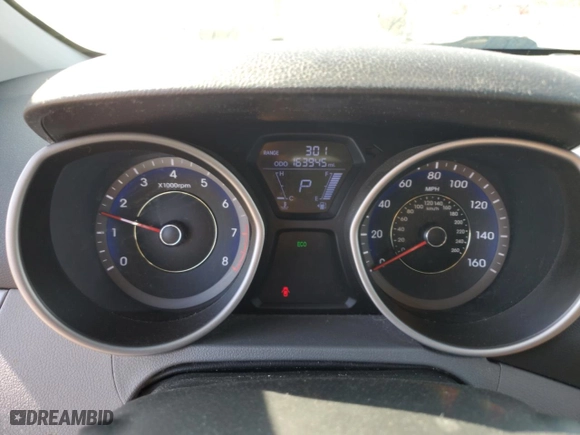 2012 Hyundai Elantra GLS with VIN KMHDH4AE4CU228538, listed as a Copart auction lot 51921135 with 163,945 mi miles and Clean Title. Bid and sale history available at carsss.com. Image 9.
