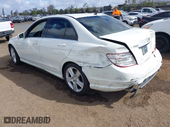 2010 Mercedes-Benz C-Class C 300 Sport with VIN WDDGF5EB8AR087895, listed as a IAAI auction lot 40724878 with 110,686 mi miles. Bid and sale history available at carsss.com. Image 3.