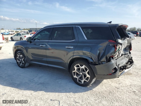 2022 Hyundai Palisade Calligraphy with VIN KM8R74HEXNU449501, listed as a Copart auction lot 45693535 with 30,294 mi miles and Non Repairable. Bid and sale history available at carsss.com. Image 2.
