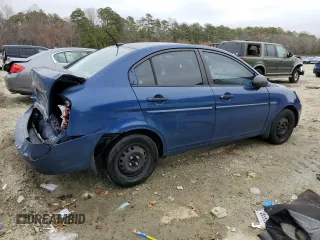 2009 Hyundai Accent Auto GLS with VIN KMHCN46C09U291494, listed as a Copart auction lot 48897735 with 190,374 mi miles and Salvage Title. Bid and sale history available at carsss.com. Image 3.