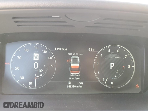 2017 Land Rover Range Rover with VIN SALGS2FE5HA350018, listed as a Copart auction lot 72626003 with 68,320 mi miles and Salvage title. Bid and sale history available at DreamBid. Image 9.