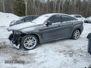 2016 BMW X6 M with VIN 5YMKW8C58G0R43252, listed as a Copart auction lot 46797685 with 0 mi miles and Clean Title. Bid and sale history available at carsss.com. Image 1.