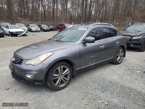 2012 Infiniti EX35 Journey with VIN JN1AJ0HR5CM450926, listed as a Copart auction lot 46270335 with 0 mi miles and Salvage Title. Bid and sale history available at carsss.com. Image 1.
