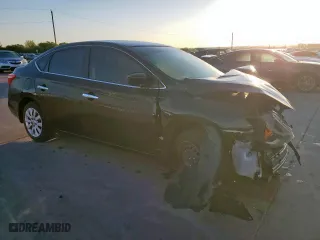 2019 Nissan Sentra S with VIN 3N1AB7AP0KY359847, listed as a Copart auction lot 53876485 with 45,333 mi miles and Salvage Title. Bid and sale history available at carsss.com. Image 4.