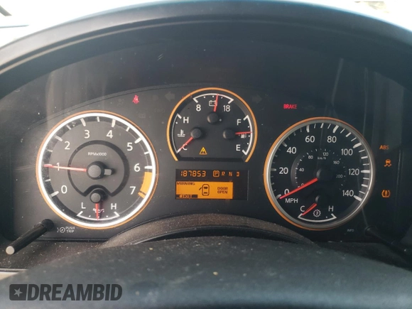 2013 Nissan Titan SL with VIN 1N6BA0EDXDN302256, listed as a Copart auction lot 72948244 with 187,853 mi miles and Salvage Title. Bid and sale history available at carsss.com. Image 9.