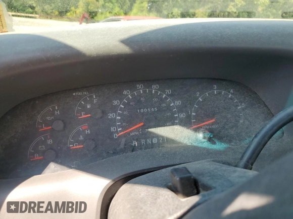 1999 Ford F-350 with VIN 1FDSF35L6XEA33184, listed as a Copart auction lot 69857024 with 100,545 mi miles and Salvage title. Bid and sale history available at DreamBid. Image 9.