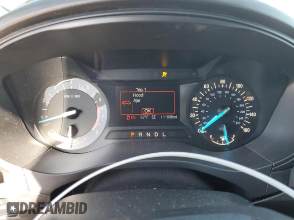 2019 Ford Fusion S with VIN 3FA6P0G76KR108463, listed as a Copart auction lot 54140365 with 111,908 mi miles and Salvage Title. Bid and sale history available at DreamBid. Image 9.