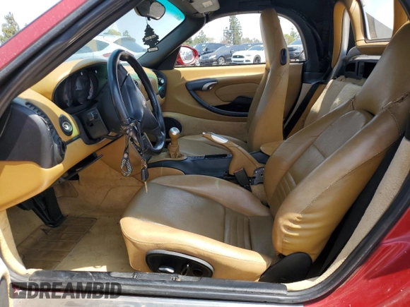 2001 Porsche Boxster with VIN WP0CA29851U623400, listed as a Copart auction lot 60160725 with Not provided miles and Salvage title. Bid and sale history available at DreamBid. Image 7.