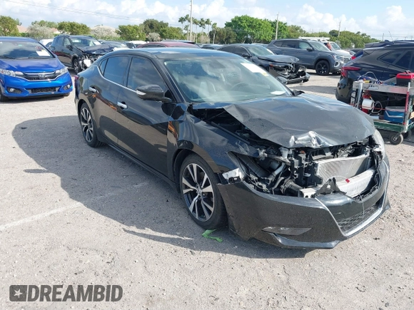 2016 Nissan Maxima 3.5 SV with VIN 1N4AA6AP0GC905837, listed as a IAAI auction lot 41730405 with 80,279 mi miles. Bid and sale history available at carsss.com. Image 1.