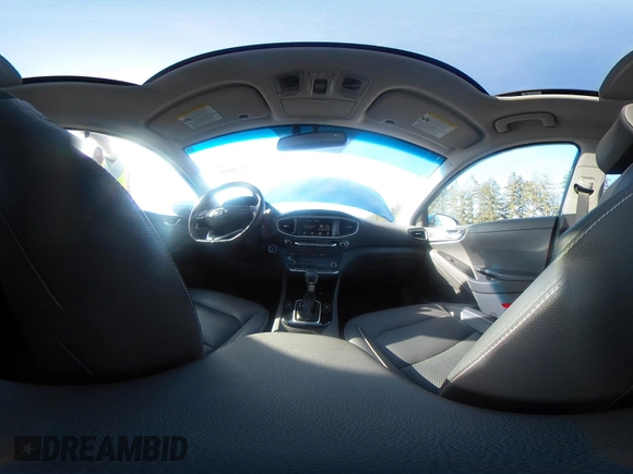 2017 Hyundai Ioniq Limited with VIN KMHC85LC9HU049108, listed as a IAAI auction lot 42120890 with 62,155 mi miles and . Bid and sale history available at DreamBid. Image 18.