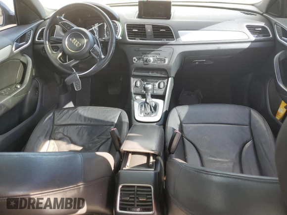 2017 Audi Q3 Premium with VIN WA1BCCFS5HR005531, listed as a Copart auction lot 85394434 with 0 mi miles and Clean Title. Bid and sale history available at carsss.com. Image 8.