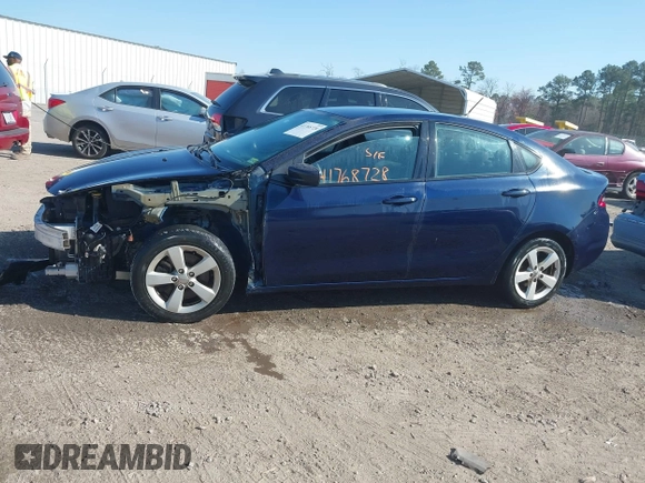 2015 Dodge Dart SXT with VIN 1C3CDFBB1FD128465, listed as a IAAI auction lot 41768728 with 191,041 mi miles. Bid and sale history available at carsss.com. Image 14.