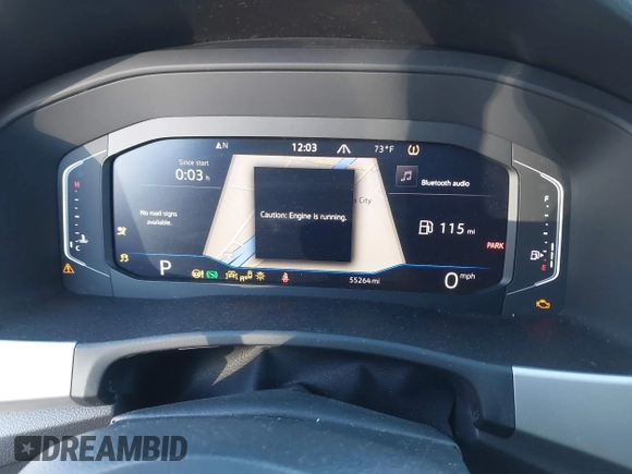 2021 Volkswagen Atlas SEL Premium with VIN 1V2TE2CAXMC215550, listed as a IAAI auction lot 41579665 with 55,264 mi miles and . Bid and sale history available at DreamBid. Image 7.