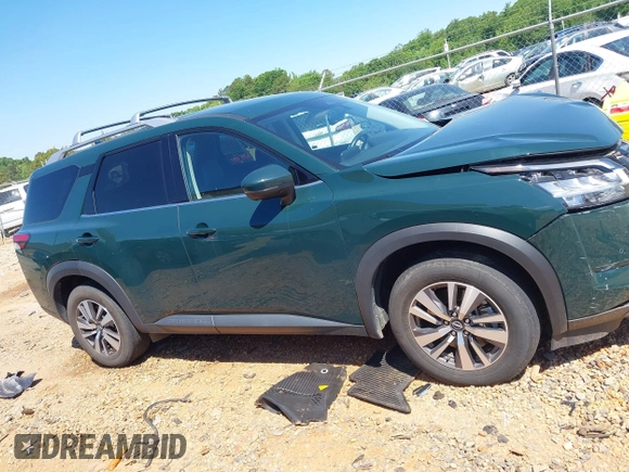 2023 Nissan Pathfinder SL with VIN 5N1DR3CC0PC229314, listed as a IAAI auction lot 42187179 with 44,159 mi miles and . Bid and sale history available at DreamBid. Image 13.